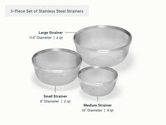 Mixing Bowl & Strainer Set