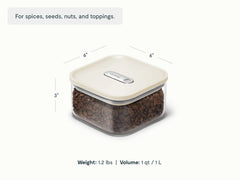 Small Glass Airtight Container 4-pack