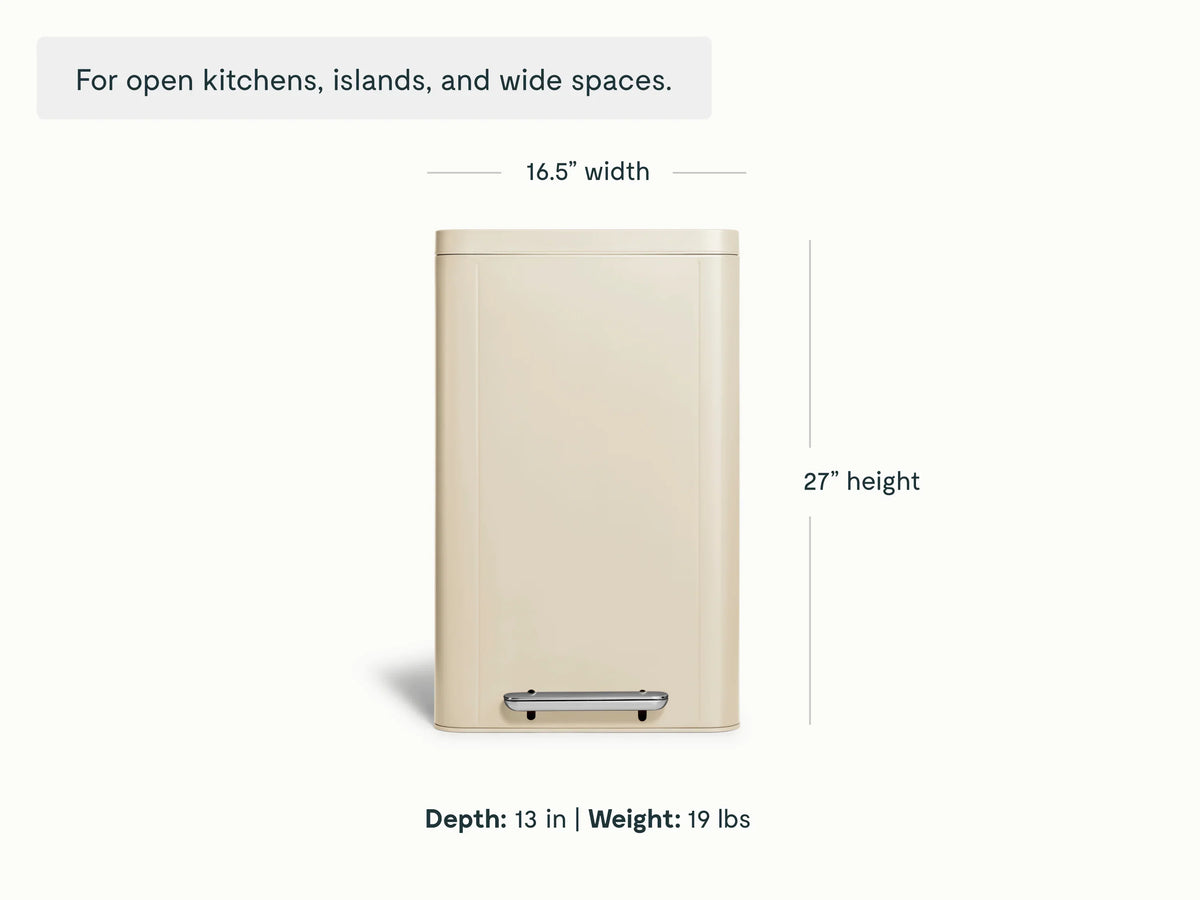 45L Rectangular Step Trash Can